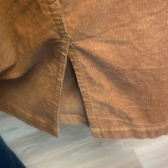 Size 22 Rust Corduroy Skirt Knee-Length - Picture 3 of 3